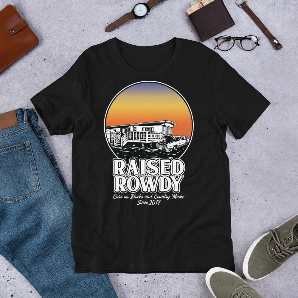 Cars On Blocks And Country Music T-Shirt